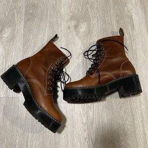 Dr. Martens Leona Platform Ankle Boots